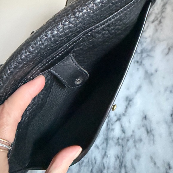 Dooney & Bourke Black Pebbled Leather Vintage Satchel - Picture 5 of 9